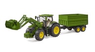 BRUDER 03155 prívesový nakladač John Deere 7R 350