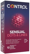 CONTROL Sensual Dots and Lines kondómy 12 ks