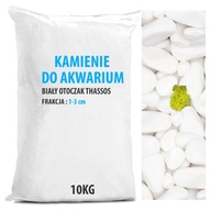 Biele kamene pre AKVÁRIUM Lesklé krásne 10KG