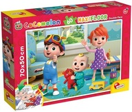 COCOMELON OBOJSTRANNÉ PODLAHOVÉ PUZZZLE 60 ROZTOMNÝCH OBJATÍ