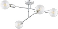 Edison Chrome Led Loft Luster Závesné stropné svietidlo