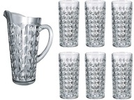 BOHEMIA DIAMOND Set džbán 1,2 l + 6 pohárov 260 ml krištáľ