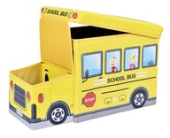 PUFA TOY KONTAJNER ŠKOLSKÝ AUTOBUS 55x26cm