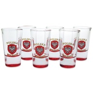 Polish Shield Glasses, 6 ks (farba A)