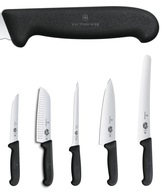 Victorinox, sada 5 kuchynských nožov: 15, 17, 20, 20 a 26 cm, Fibrox