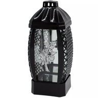 Sviečka Lantern Mesh Small Black Silver Aplikácia Modern Hit Rose LL18