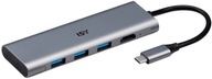 ISY IAD-1016 USB-C - HDMI/3x USB-A adaptér