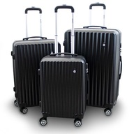 Sada 3 ks cestovných kufrov BARUT čiernej farby