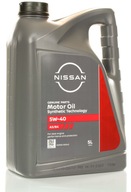 Originálny motorový olej Nissan 5W40 A3/B4 5L OEM