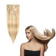 Clip In vlasy 47 cm 8 pások #613/24 blond Real Soft