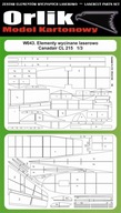 ORLIK W043. Rámy vyrezané pre Canadair Cl 215