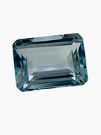 AQUAMARINE OCTAGON 6X4 mm kus