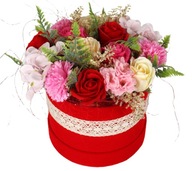 MYDLOVÉ KVETY DARČEKOVÝ FLOWERBOX MAXFLOWER VELUR