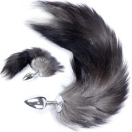 KITA STEEL FOX TAIL ANÁLNA ZÁSTRČKA SEX PLUG XXL