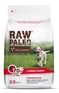 RAW PALEO Puppy Large Beef 2,5 kg hovädzie mäso