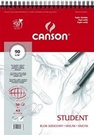 Canson Študent skicár A3 90g 50 listov špirála