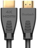 Kábel HDMI 2.0 High Speed ​​​​4k, UHD, QUOTECH 5m