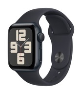 Polnočné hliníkové puzdro Apple Watch SE GPS 40 mm so športovým remienkom – S/M