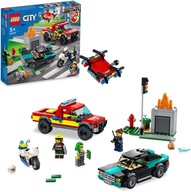 LEGO CITY – HASIČSKÁ OPERÁCIA A POLICAJNÁ HNACIA (60319) [BLOKOVANIE]