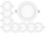 9x zapustený LED panel 12W držiak lampy 4000K pre závesný strop pre M-systém