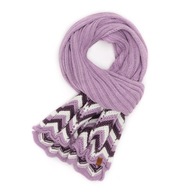 Klasický dlhý dámsky zimný šál, fialový