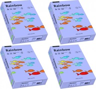 Rainbow A4 kopírovací papier 80g 500 listov fialový x4