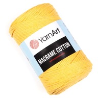 YarnArt MACRAME COTTON makramé šnúra ŽLTÁ 764