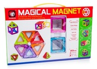 Farebné magnetické bloky MAGICKÝ MAGNET 20KS #E1