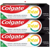 Colgate Total Charcoal Whitening Zubná pasta 3x75ml