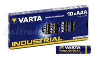 10x LR03 AAA alkalické batérie od Varta Industrial