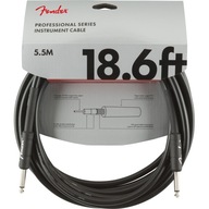 Prístrojový kábel Fender Professional Series 18,6', čierny