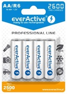 4 EVERACTIVE R6 AA 2600mA NI-MH BATÉRIE