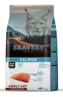 Suché krmivo pre sterilizované mačky Bravery Salmon 2 kg