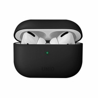 UNIQ Lino puzdro AirPods Pro Silikónový kryt čierny/atrament čierny