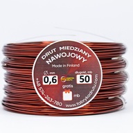 Medený drôt vinutia DN2E FD 0,6 mm 50 m medený