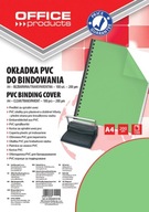 Obaly na viazanie kancelárskych produktov, PVC, A4, 200 mikrónov, 100 ks, zelené