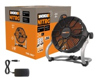 Dobíjací prenosný ventilátor WORX WX095.9