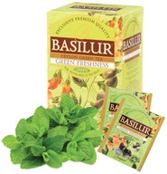 Zelený čaj vo vrecúškach MINT Basilur 25x1,5g