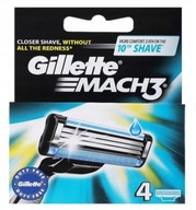 NÁHRADNÉ ČEPEĽOVÉ VLOŽKY GILLETTE MACH3 4 KS