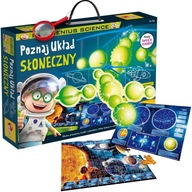 OBJAVTE SLNEČNÝ SYSTÉM LED sada puzzle GENIUS Lisciani