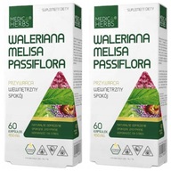 2x MEDICA HERBS Walerian Melisa Passiflora 60K