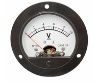 Voltmeter Voltmeter okrúhly meter 10V (0544)