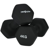 Cvičebné činky 2x4kg, set fitness činiek 8kg PRO