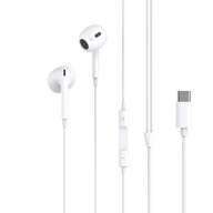 KÁBOVÉ SLÚCHADLÁ XO EP74 V-EARAL WHITE USB-C