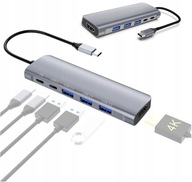 ADAPTÉROVÝ HUB 6V1 USB-C PD 100W 3x USB 3.0 HDMI 4K