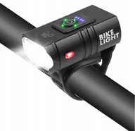 LED PREDNÁ BICYKLE LAMPA PRE USB VÝKONNÉ OSVETLENIE