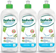 LUDWIK EKO BIO Oplachovací prostriedok do umývačky riadu 3x500ml