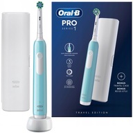 ELEKTRICKÁ ZUBNÁ KEFKA ORAL-B PRO SÉRIA 1 MODRÁ + PUZDRO