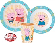 Jedálenský set Peppa Pig s raňajkovými miskami 3e