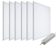 6x LED panel Zapustené 60x60 stropné svietidlo 40W